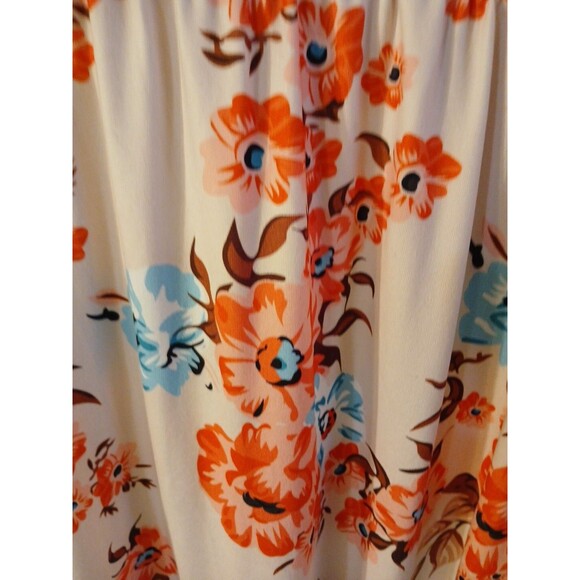 Blue Time- 3/4 Sleeve Pink/ Floral  Long Maxi Dress Womens Xlg  NWT SUPER CUTE - Picture 6 of 16